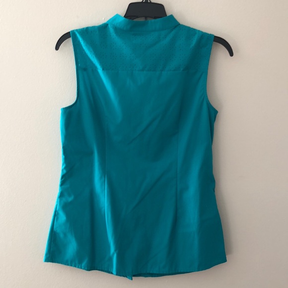 Worthington Women’s Top Blouse Size S Green New - Picture 5 of 7